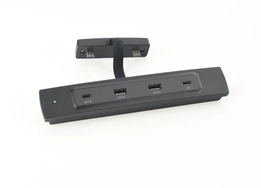 Tesla Model 3 & Model Y Center Console USB Hub Adapter with LED Light – 4-Port Fast Charging