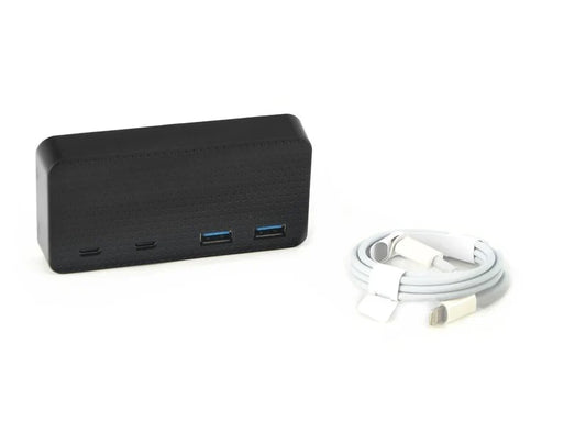 Center Console USB Hub Adapter for Tesla Model 3 & Model Y (2021–2023, Dual USB-C Ports)