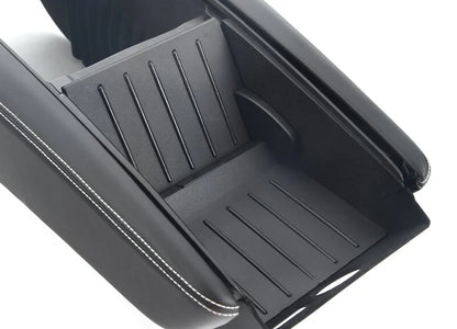 Center Console Insert Upgrade (CCI) for Tesla Model S 2012–2016 | Closed Storage, Adjustable Cup Holders & Phone Caddy