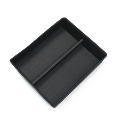 Model 3 Highland TPE Center Console & Armrest Under Storage Tray Organizer – Custom Fit Anti-Slip Interior Storage Insert