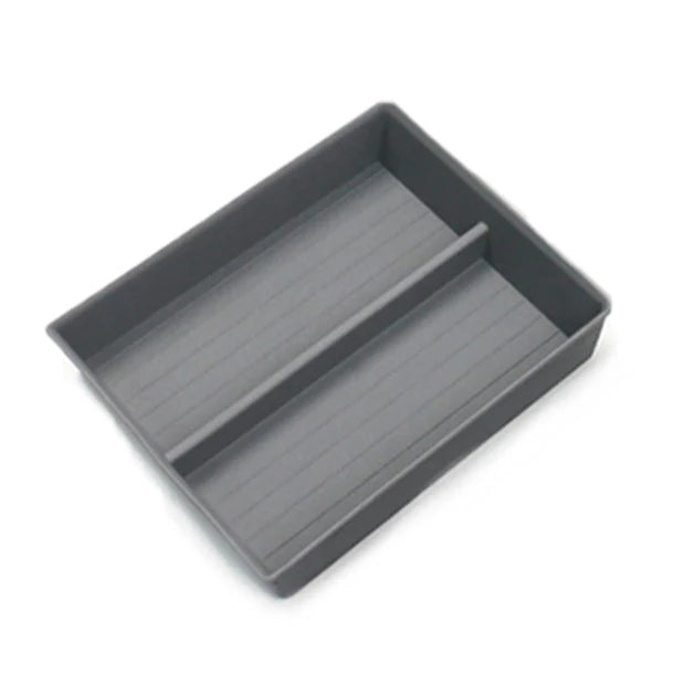 Model 3 Highland TPE Center Console & Armrest Under Storage Tray Organizer – Custom Fit Anti-Slip Interior Storage Insert