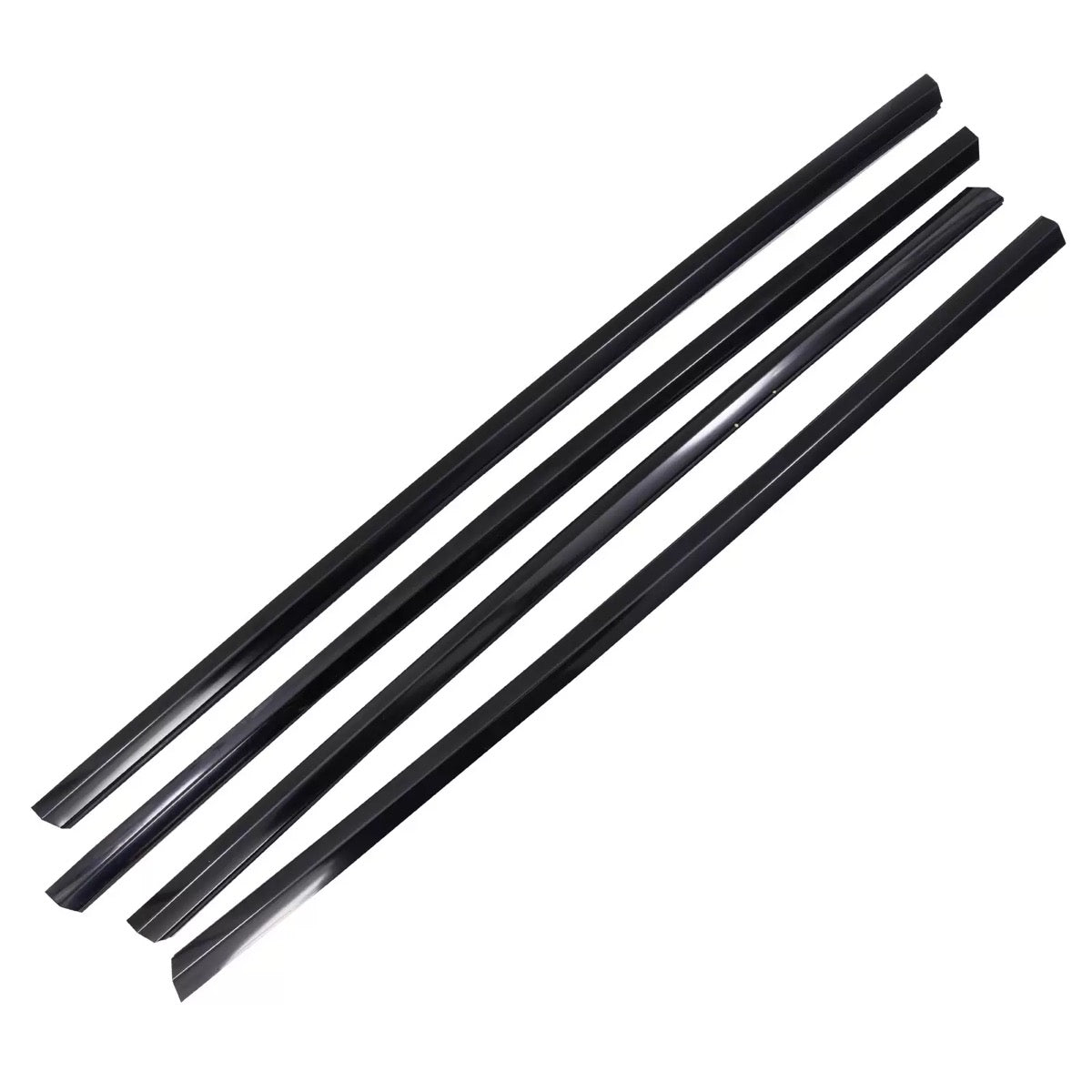 Rear Door Window Glazing Trim Molding OEM 1080745-01-J for Tesla Model 3 2017-2023 Exterior Door Glass Weatherstrip Replacement