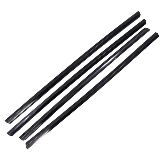Rear Door Window Glazing Trim Molding OEM 1080745-01-J for Tesla Model 3 2017-2023 Exterior Door Glass Weatherstrip Replacement