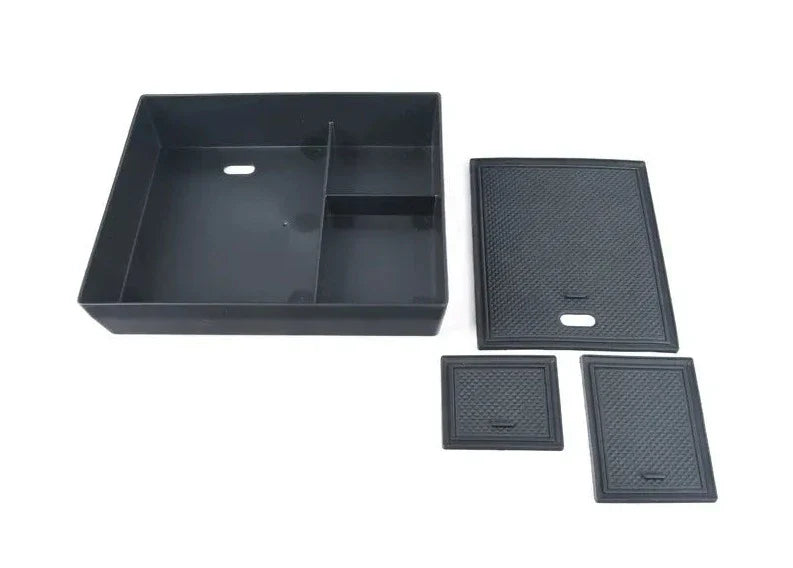 Center Console Organizer Tray for Tesla Model 3 Highland 2024+ | Alcantara or Silicone Insert with Cable Management
