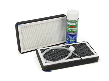 HEPA Cabin Air Filter & HVAC Cleaner Kit for Tesla Model 3 & Model Y (Up to 2024) – Charcoal Filters + Kool-It Foam Cleaner