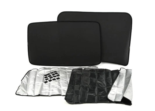 Glass Roof Sunshade with Removable Blackout Cover for 2017–2023 Tesla Model 3 | Foldable Mesh Roof Shade
