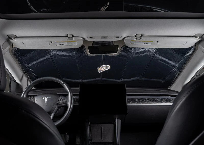 2020-2024 Tesla Model Y Premium Windshield Sunshade – Custom Fit, UV & Heat Protection, Dual-Season