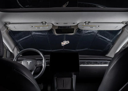2020-2024 Tesla Model Y Premium Windshield Sunshade – Custom Fit, UV & Heat Protection, Dual-Season