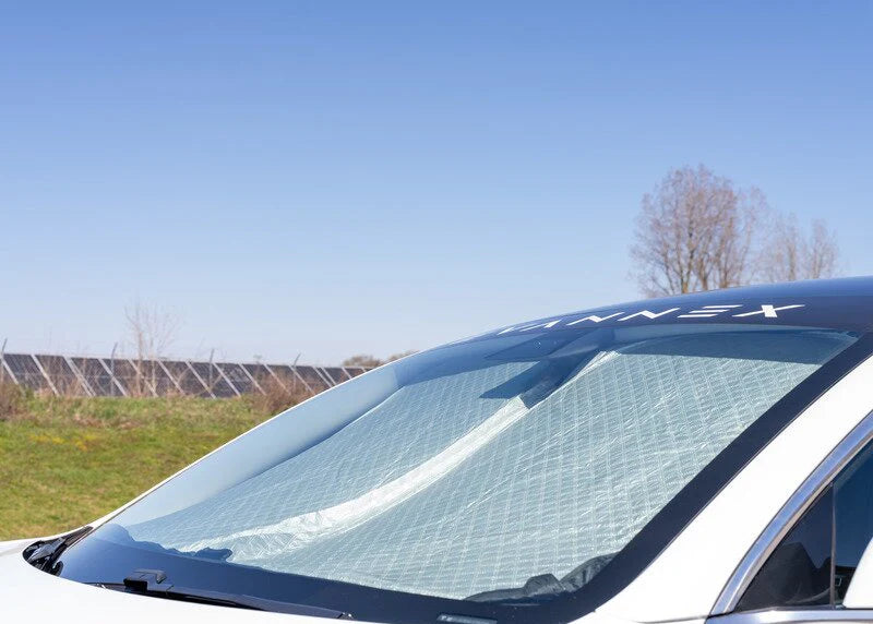 Front Foldable Windshield Sunshade for Tesla Model 3 (2017–2024) | Heat & UV Blocking, Custom Fit, 4-Layer Insulation
