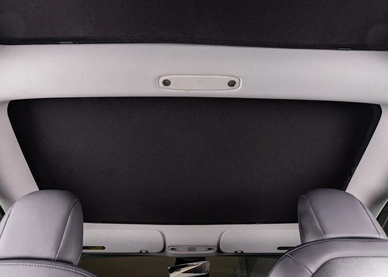 Glass Roof Sunshade with Removable Blackout Cover for 2017–2023 Tesla Model 3 | Foldable Mesh Roof Shade