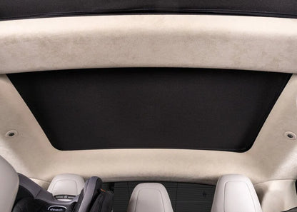 Tesla Model S Glass Roof Sunshade (2023-2025) – Custom Mesh Sun Shade for Heat & Glare Reduction