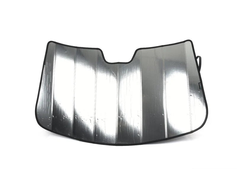 2012–2024 Tesla Model S Premium Windshield Sunshade – Custom-Fit UV & Heat Protection, Reflective Silver, Foldable with Storage Bag