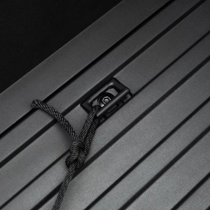 Tesla Cybertruck Bed L-Track D-Rings Cargo Anchors – Heavy-Duty Aluminum Multi-Function Tie-Downs for Truck Bed & Rear Trunk (Pair or Set of 4)