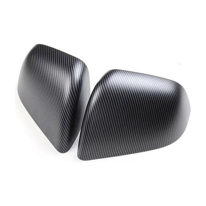 Real Carbon Fiber Side Mirror Covers for Tesla Model 3 & Model 3 Highland – Exterior Rear View Mirror Cap Protection Upgrade