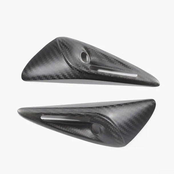 Real Carbon Fiber Side Camera Cover Trim for Tesla Model 3 Highland (2024+) – Exterior Camera Protection & Styling Upgrade