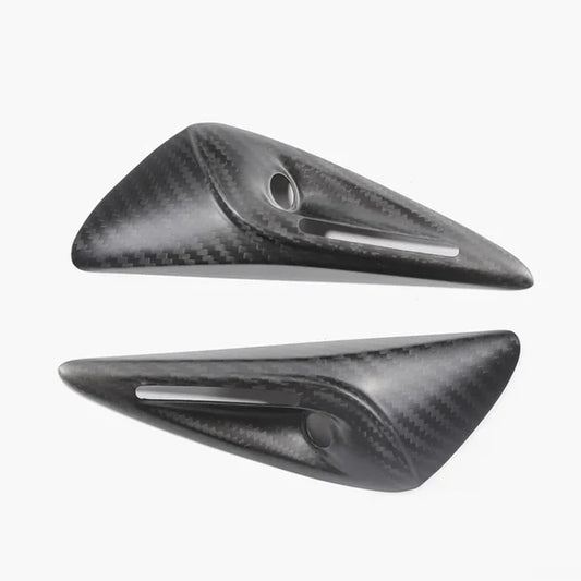 Real Carbon Fiber Side Camera Cover Trim for Tesla Model 3 Highland (2024+) – Exterior Camera Protection & Styling Upgrade