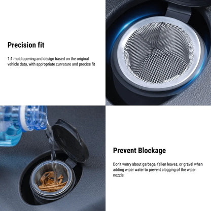 Windshield Washer Fluid Filter for Tesla Model 3 & Model Y – Anti-Clogging Wiper Water Filter, Easy-Clean Design, Radiator Cap Compatible