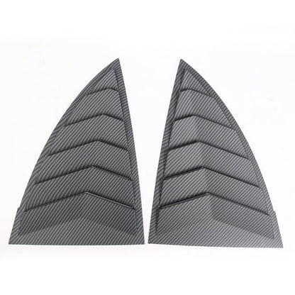Model 3 Highland Rear Side Window Louvers – Carbon Fiber Exterior Trim Covers for Tesla Model 3 Highland (2024+)