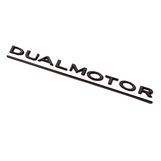 Dual Motor Badge Emblem Sticker for Tesla Model 3 / Model Y / Model 3 Highland / Model Y Juniper / Model S / Model X / Cybertruck