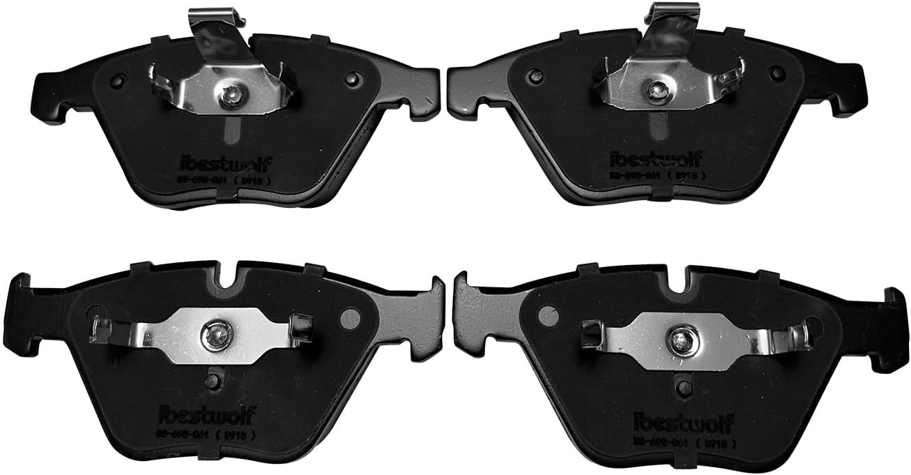 2011 BMW 328i Brake Pads - Front & Rear Ceramic Brake Pads by IBESTWOLF