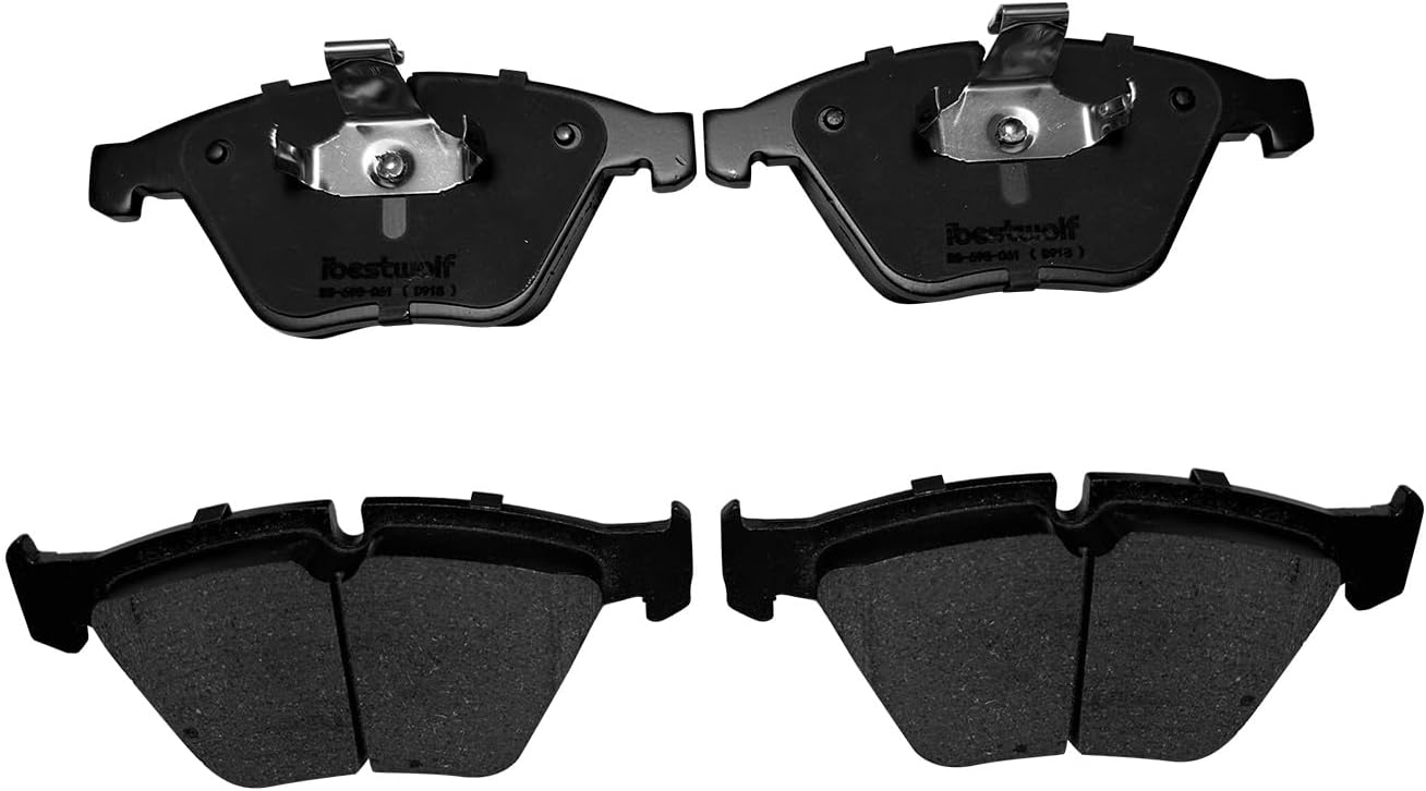 2011 BMW 328i Brake Pads - Front & Rear Ceramic Brake Pads by IBESTWOLF