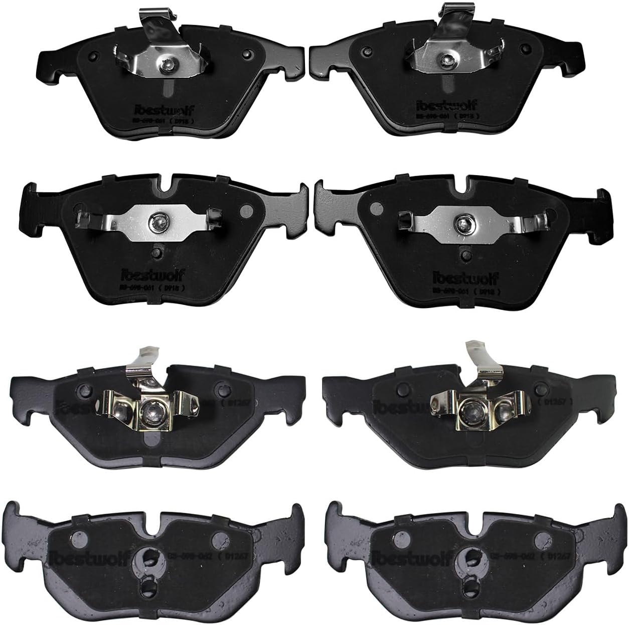 2011 BMW 328i Brake, Brake pads for 2011 BMW 328i, ceramic material for front and rear brakes.