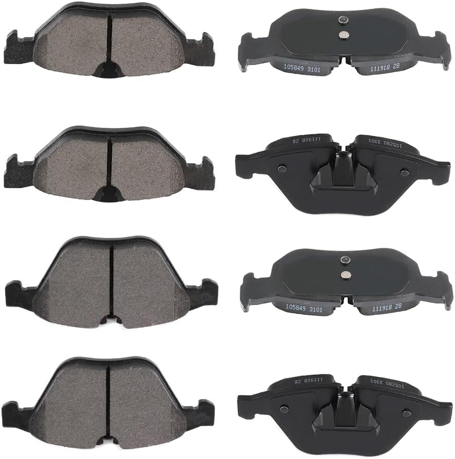 2013 BMW 328i Brake Pads - Front and Rear Ceramic Pads Kit