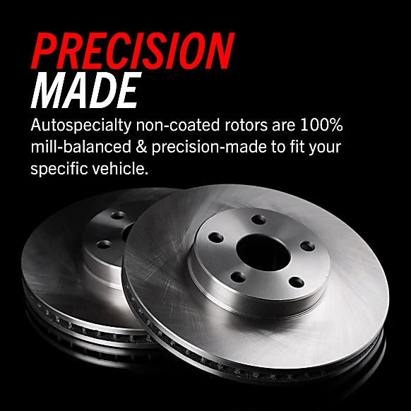 2013 BMW 328i xDrive Brake, Precision Made Autospecialty non-coated rotors are fully balanced and custom-made for each vehicle.