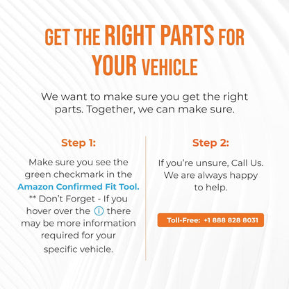 2019 BMW 330i Front Brake, Ensure correct vehicle components by following steps: verify Amazon Confirmed Fit Tool before purchase.