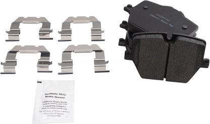 Product review for 2019 BMW 330i Rear Brake Pads by TRQ BFA19018, featuring ceramic brake pads.