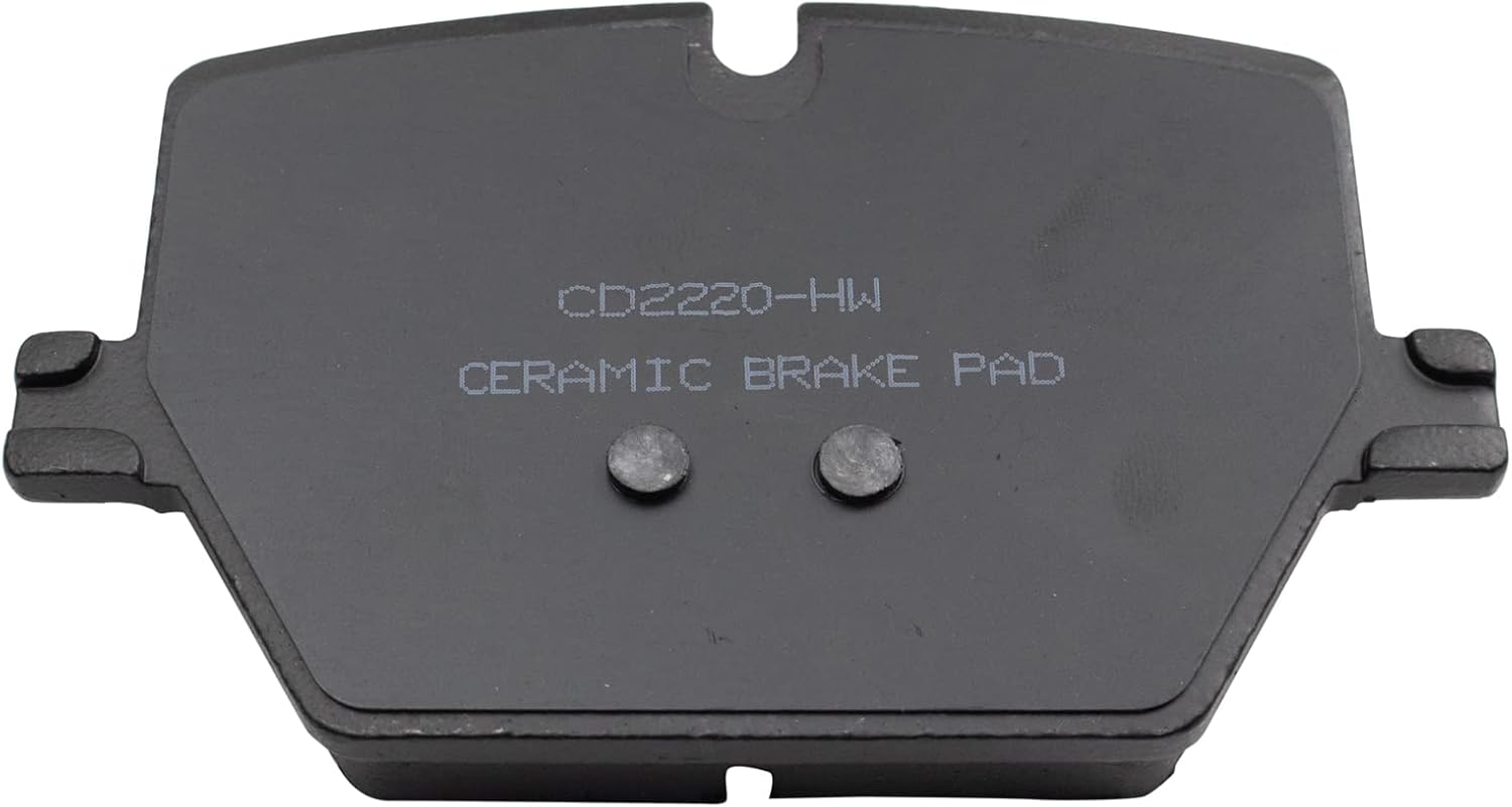 2020 BMW 330i Rear Brake, This product is TRQ brand ceramic brake pads for rear position, OEM specification, and low-dust/noise design.