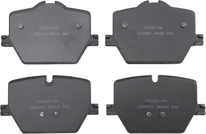 2020 BMW 330i Rear Brake, Replacement brake pads for 2020 BMW 330i, featuring ceramic construction from TRQ (BFA19018).