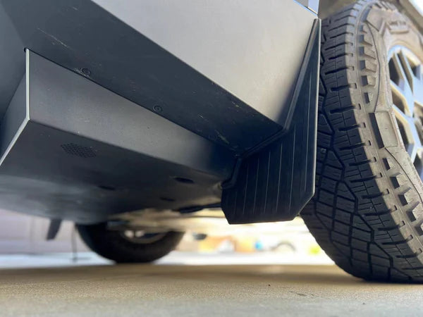 OEM-Style Mud Flaps for Tesla Cybertruck | Patent Design ABS Mudguards | No-Drill Splash Guards for All-Weather Protection