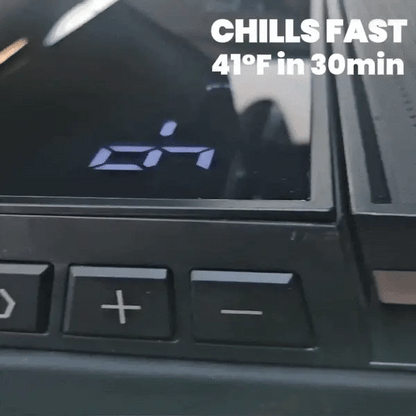 18L Center Console Floor Refrigerator for Tesla Cybertruck | Custom-Fit Portable Cooler Fridge with Dual Cooling Modes, USB-C Fast Charging & ECO Energy Saving