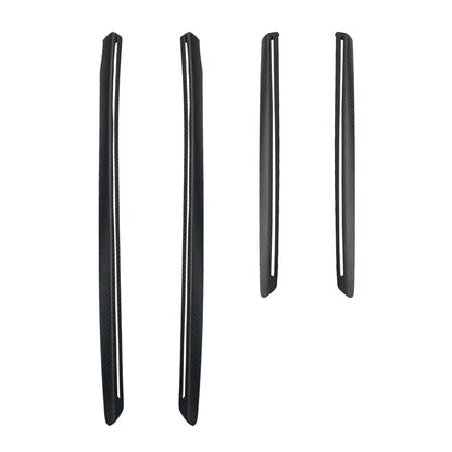 Carbon Fiber Door Trim Covers for Tesla Model Y Juniper (2025+) | Interior Ambient Lighting Overlay Kit | Premium Dry Carbon Fiber Cabin Upgrade Accessories