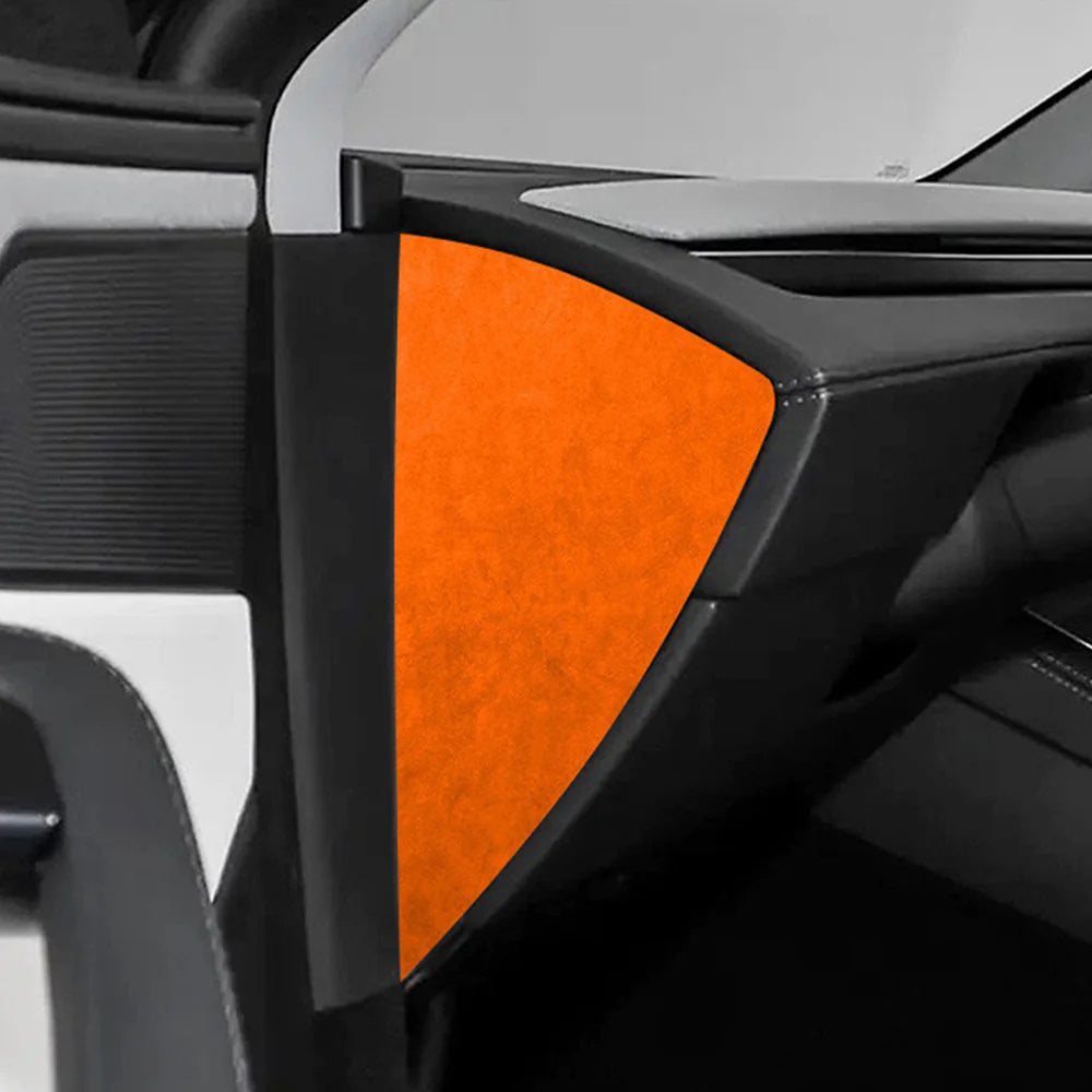 2025+ Tesla Model Y Juniper Alcantara Dashboard Side Panel Covers – Premium Interior Trim Upgrade for Tesla Model Y Juniper (2025.03+)