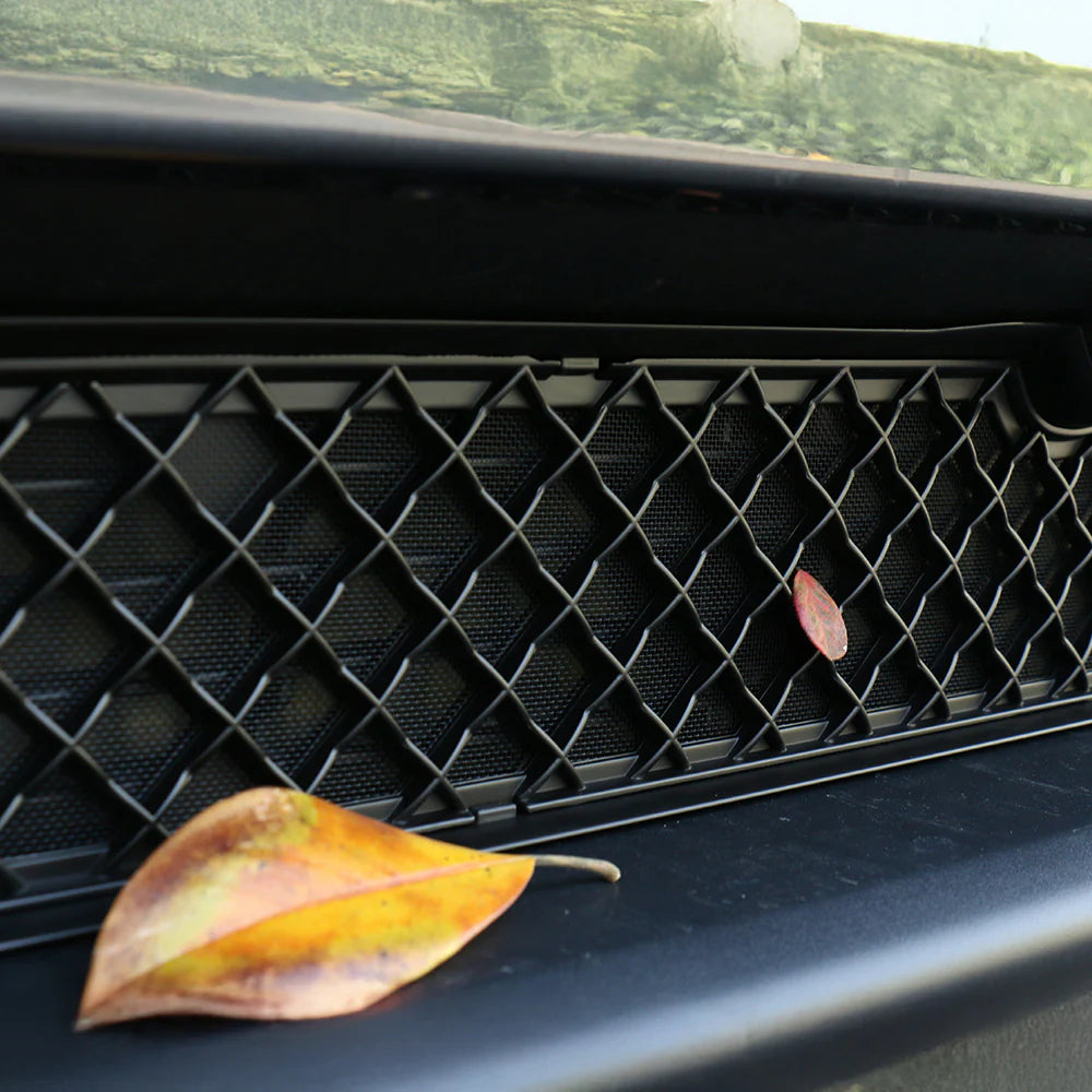 2025+ Tesla Model Y Juniper Front Bumper Grille Insert Guard – Custom ABS Air Vent Protector with Removable Stainless Steel Mesh for Radiator & Cooling System Protection