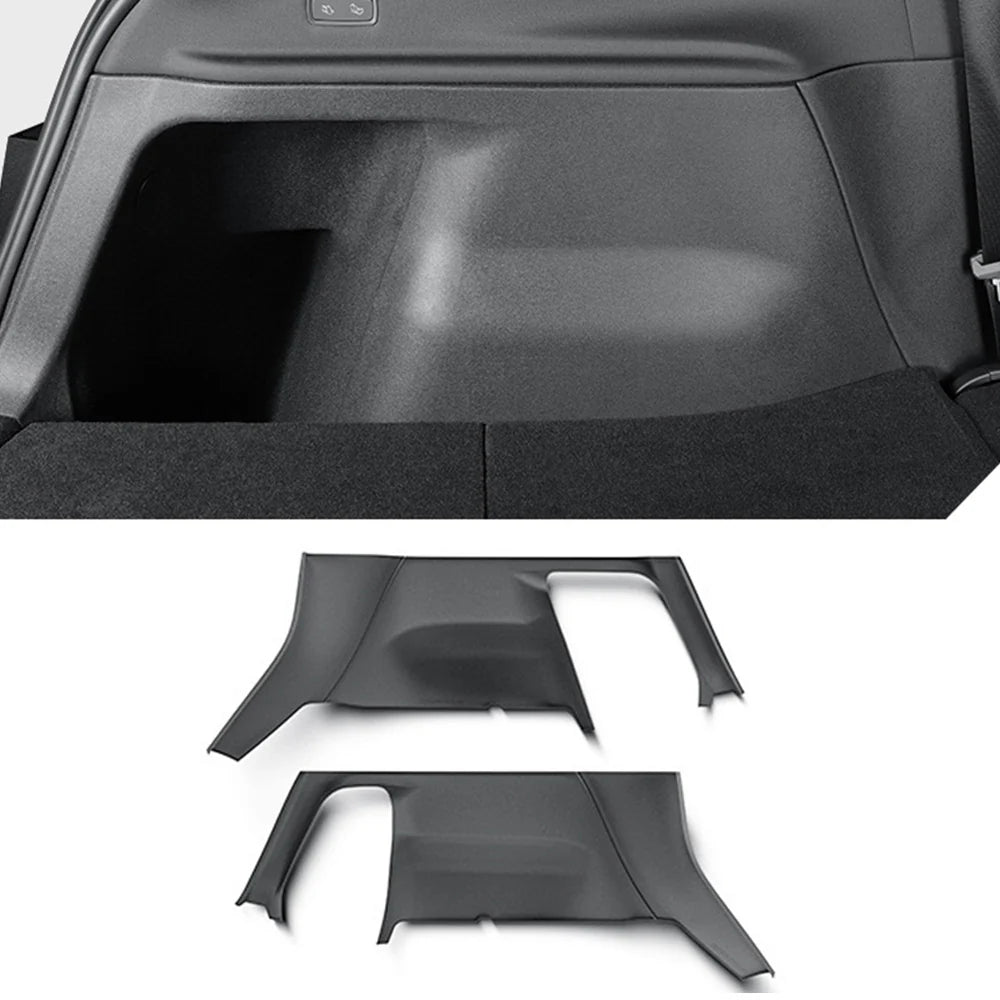 2025+ Tesla Model Y Juniper Trunk Side & C-Pillar Protector Kit – OEM-Fit TPE Interior Cargo Panel Guards for RWD, AWD & Performance