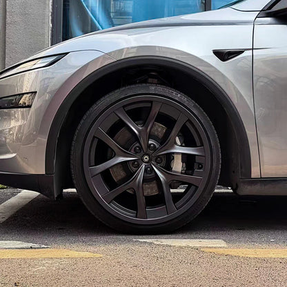2025–2026 Tesla Model Y Juniper Performance 21" Arachnid 2.0 Wheel Rim Protectors – ABS Snap-On Curb Rash Guards, Custom Fit Alloy Wheel Protection Kit (4PCS)