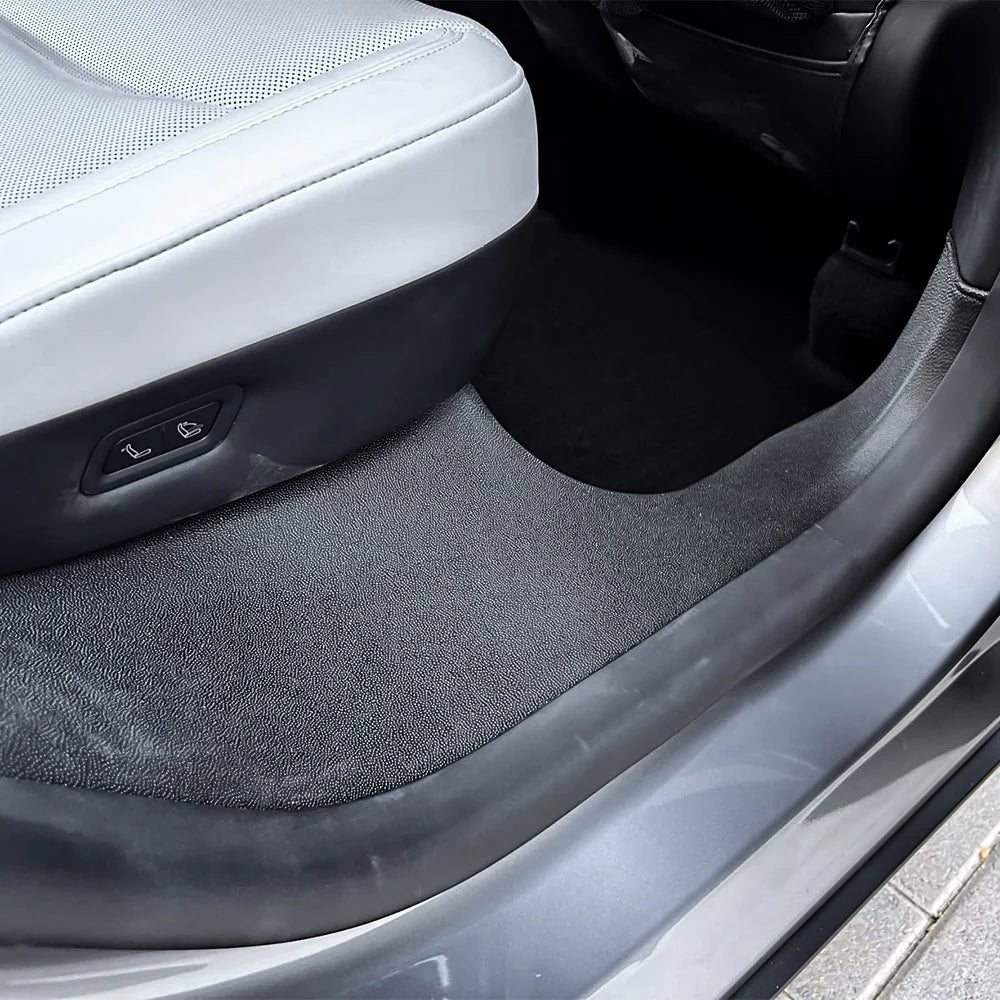 2025+ Tesla Model Y Juniper Door Sill Protector Set (5PCS) | Premium Custom-Fit TPE Interior Entry Guards | OEM-Style Anti-Scratch Door Threshold Covers