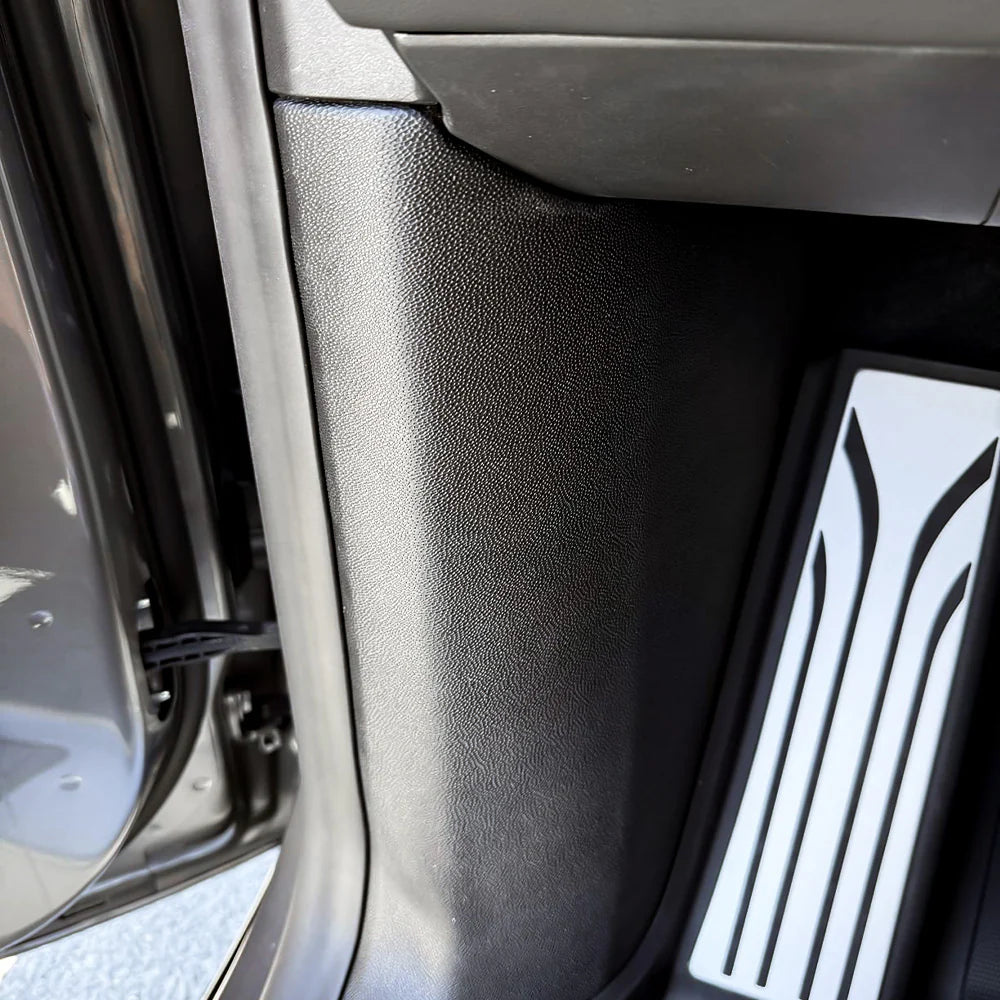 2025+ Tesla Model Y Juniper TPE Door Sill Guards & Rear Step Protector Set (5PCS) – Custom Interior Carpet Protection Covers for Front & Rear Entry Areas