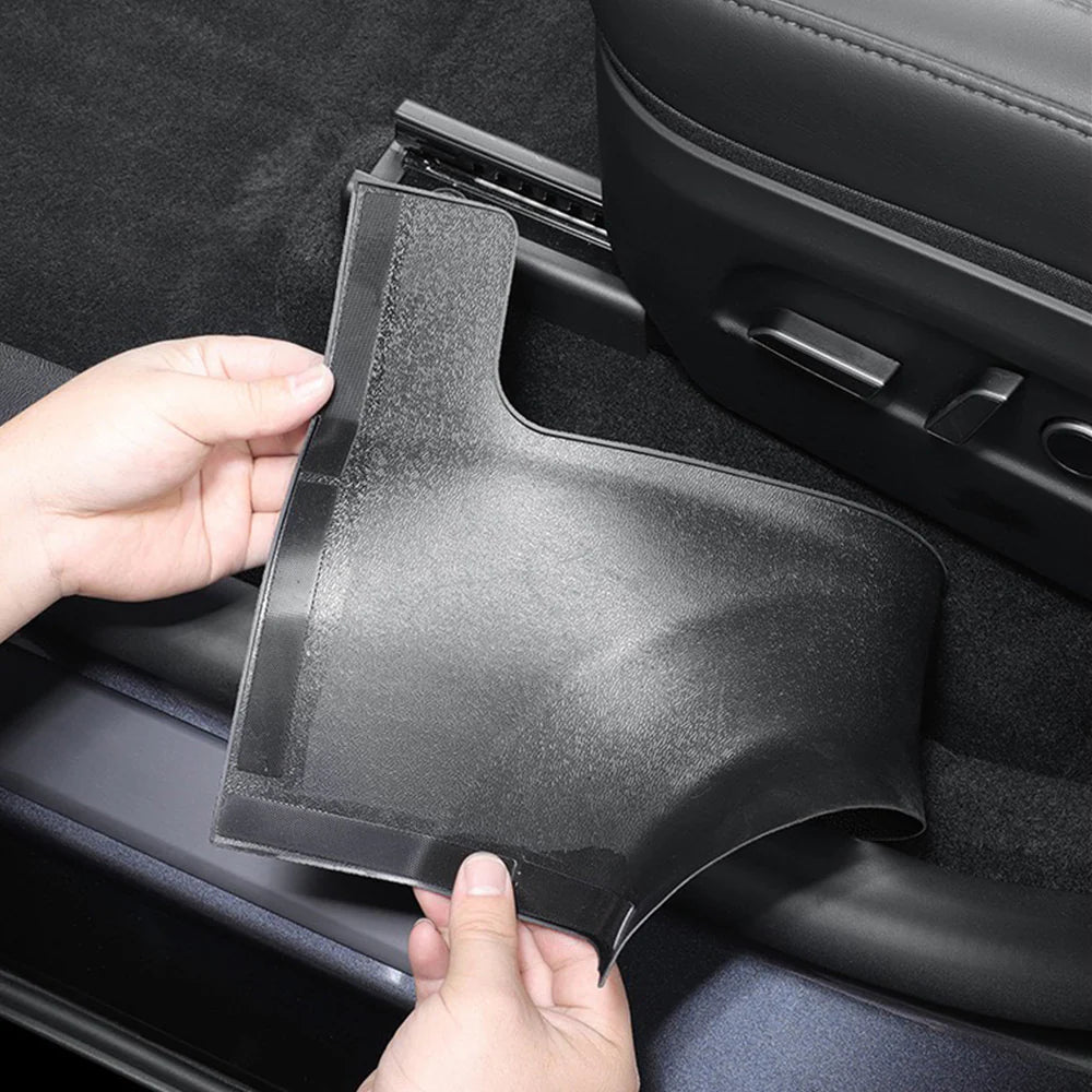 2025+ Tesla Model Y Juniper Door Sill Protector Set (5PCS) | Premium Custom-Fit TPE Interior Entry Guards | OEM-Style Anti-Scratch Door Threshold Covers