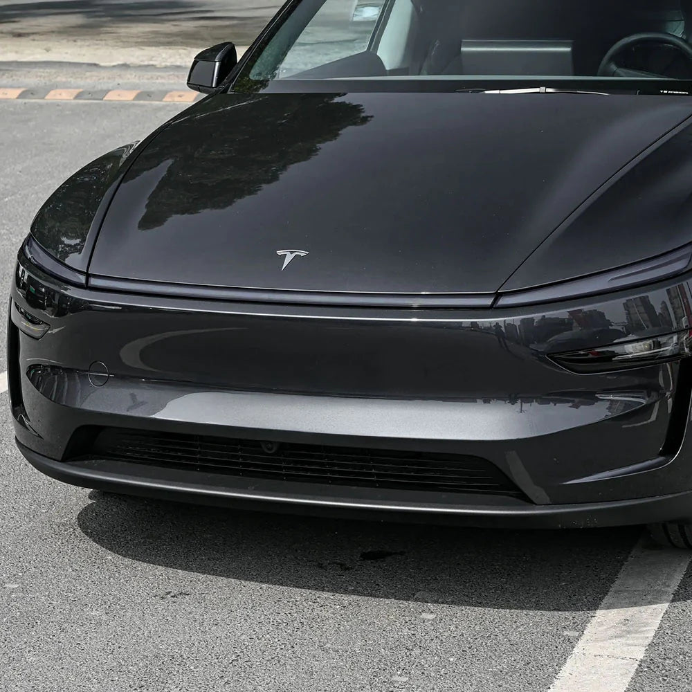 2025+ Tesla Model Y Juniper SmartLight UV-Reactive TPU Headlight & Light Bar Film Covers | 155µm Self-Adjusting Photochromic 70% Smoke Tint Pre-Cut Protection Kit | Scratch-Resistant, Self-Healing, OEM Fit Exterior Upgrade