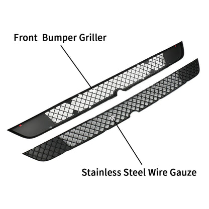 2025+ Tesla Model Y Juniper Front Bumper Grille Insert Guard – Custom ABS Air Vent Protector with Removable Stainless Steel Mesh for Radiator & Cooling System Protection