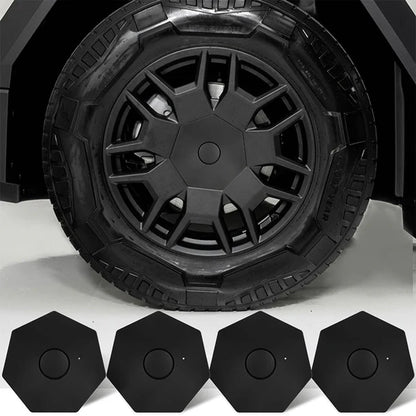 Cybertruck Center Hub Cap & Lug Nut Covers Set (4PCS) – Custom Fit Wheel Hub Protection & Styling Accessories for Tesla Cybertruck