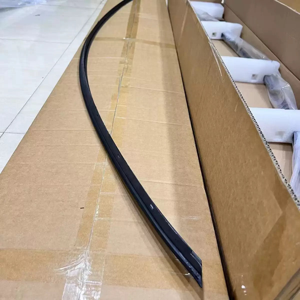 Tesla Model 3 Front Door Window Seal Weatherstrip OEM 1083519-00-D 1083520-00-D Left & Right Side Window Rubber Seal Replacement