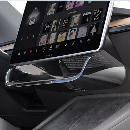 Front Screen Storage Organizer for Tesla Model 3 Highland 2024+ | Clear OEM-Style Display Organizer Tray