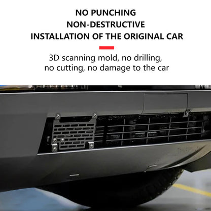 Cybertruck Aluminum Alloy License Plate Frame – Lightweight, Corrosion-Resistant License Plate Bracket for Tesla Cybertruck