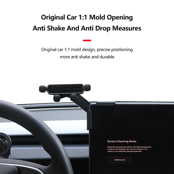 ABS 360° Rotating Corner Dashboard Phone Holder for Tesla Model 3 / Model Y / 3 Highland / Y Juniper / Model X / Model S / Cybertruck