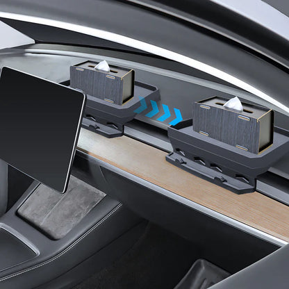 Center Console Organizer Behind Screen Storage Tray for Tesla Model 3 Highland & Model Y Juniper